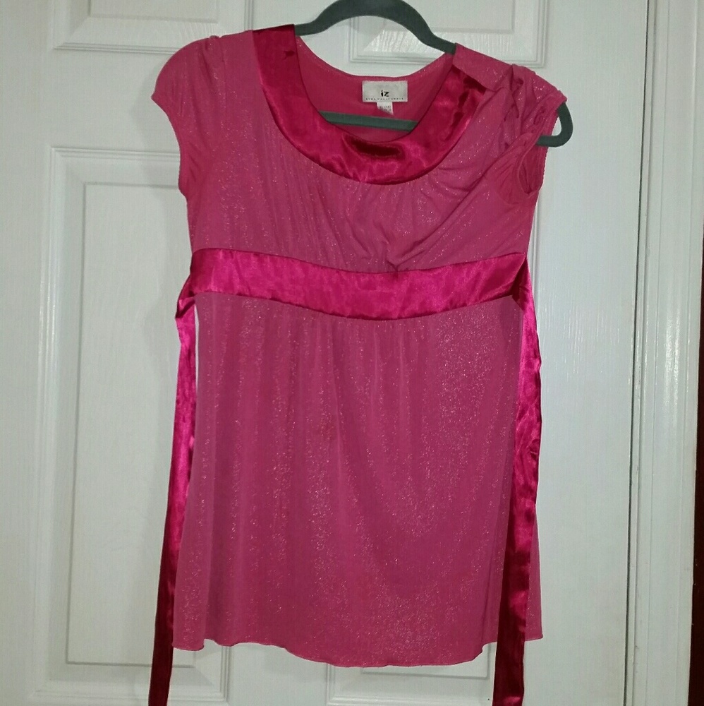 Cute pink, sparkly blouse